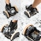 Gardenised Heavy-Duty Metal and Wooden Base Shoe Cleaner and Boot Scraper, Portable or QI004728 - alternate 8
