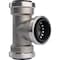 Quickfitting 1'' x 1'' x 1'' Push-to-Connect Stainless Steel Tee SS834R - alternate 1