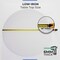 Fab Glass And Mirror 48in Round Ultra Clear Glass Table Top, Flat Edge, Low Iron Extra Clear Tempered Glass 1/4 I LI-48RT6THFL - alternate 8