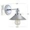 Jonathan Y July 7.9 in. 1-Light Industrial Farmhouse Metal Vanity Light, Chrome JYL7423A - alternate 10