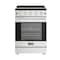 Koolmore 24 in. 4-Burner Electric Glass Top Slide-In Oven Range, 240V in Stainless Steel (KM-SER24-SS) KM-SER24-SS - alternate 1