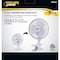 Powerzone PowerZone F-0645 Clip-on Oscillating Portable Fan, 6 in Dia Blade, 120 VAC F-0645 - alternate 3