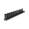 Tekton 1/4 Inch Drive Semi-Deep 6-Point Impact Socket Set with Rail, 13-Piece (5/32 - 11/16 in.) SID90109 - alternate 1