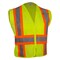 Reflective Apparel ANSI Type R Class 2 Breakaway Mesh Vest with Adjustable Side Wrap Closure 576ET-LM-6X-8X - alternate 3