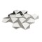 Apollo Tile Mirari 9x11 in. Gray, Silver Glossy Glass 3D Trapezoid Mosaic Wall Tile (3.28 sq ft/case) 5PK APLMNC8803BLA - alternate 6