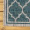 Jonathan Y Trebol Moroccan Trellis Textured Weave Teal/Gray 2 ft. x 8 ft. Indoor/Outdoor Runner Rug SMB109E-28 - alternate 8