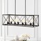 Jonathan Y Ferme 39" 8-Light Adjustable Iron Farmhouse Industrial LED Dimmable Pendant, Oil Rubbed Bronze JYL7504A - alternate 16