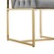 Homeroots Set of Two Tufted Gray And Gold Upholstered Velvet Dining Side Chairs 545048 - alternate 6