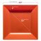 Smarty Had A Party 9.5" Burnt Orange Square Plastic Dinner Plates (120 Plates), 120PK 9909-CASE - alternate 7