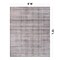 World Rug Gallery Bohemian Stripe Lines Washable Non Slip Area Rug 8 ft x 10 ft Brown WR68BROWN8X10 - alternate 7