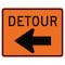 Sign Solutions Usa Traffic Sign, 30 in Width, Aluminum Sign, Horizontal Rectangle DUS10DFO3024M4-9L - alternate 1