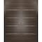 Sartodoors Modern Double Pocket Doors, Planum 0020 Chocolate Ash, Kit Trims Rail Hardware, Solid Wood Interior PLANUM0020DP-CA-60 - alternate 7