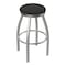 Holland Bar Stool Co 802 Misha Stainless Steel 36in Swivel Bar Stool with Canter Iron Seat 80236SS008 - alternate 1