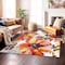 World Rug Gallery Modern Bright Flowers Non-Slip Area Rug 6 ft 6 in x 6 ft 6 in Square Multi 503MULTI6SQ - alternate 4