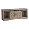 Homeroots 59in Deep Taupe Cabinet Enclosed Storage TV Stand 490379 - alternate 1
