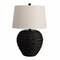 Jonathan Y Alaro 24.5" Farmhouse Coastal Water Hyacinth Basket LED Table Lamp, Black JYL6501D - alternate 5