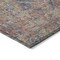 Homeroots 8' Red Orange And Blue Round Oriental Washable Indoor Outdoor Area Rug 563840 - alternate 9