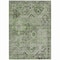 Homeroots 8' X 10' Artichoke Green And Gray Floral Medallion Washable Indoor Outdoor Area Rug 616613 - alternate 9