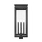 Z-Lite Nova 4 Light Outdoor Post Mount Fixture, Black/Clear, 10.5 In W x 26.75 In H 5018PHBS-BK - alternate 4