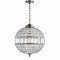 Jonathan Y Georgina 16" Crystal/Metal LED Pendant, Antique Brass JYL6110B - alternate 15