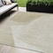 Homeroots 5' X 8' Beige Khaki And Taupe Abstract Washable Indoor Outdoor Area Rug 582879 - alternate 1