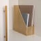 Martha Stewart Ryder Gold Mesh Metal Single Slot Magazine File Holder, Desktop Organizer, 9.75 x 3.75 x 11.5 HH-OHD06-GLD-MS - alternate 7