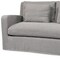 Homeroots 69" Gray Fabric Sofa 607321 - alternate 2