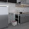 Amgood 30in D x 24in L Stainless Steel Open Base Table, 3in Casters AMG WT-3024-RCB-WHEELS-Z - alternate 6