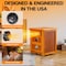 Dr Infrared Heater Portable Infrared Space Heater with Nightstand Design, Furniture-Grade Cabinet, 1500W DR-999 - alternate 5