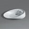Whitehaus Collection Britannia Oval Above Mount Basin with Single Faucet Hole Drill B-BO12 - alternate 5