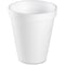 Dart Foam Drink Cups, 6oz, White, PK1000 PK 6J6 - alternate 1