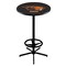 Holland Bar Stool Co 42" Black Oregon State Pub Table L216B4236OregSt - alternate 1