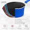 Bakken-Swiss 23-Piece Cookware Set, Blue Pots, Skillets, Bakeware, Reinforced Aluminum, Gas, Electric, Induction BKCWBLUE23 - alternate 3