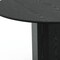 Homeroots 60" Black Solid Wood Pedestal Base Round Top Dining Table 721057 - alternate 5