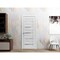 Sartodoors Slab Barn Door Panel Frosted Glass White 32x84 Solid Core Modern Interior QUADRO4445S-WS-3284 - alternate 4