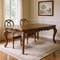 Homeroots 80" Oak and Silver Wood Removable Leaf Extendable Dining Table 631284 - alternate 9