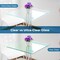 Fab Glass And Mirror 38in Round Ultra Clear Glass Table Top, Beveled Edge, Low Iron Extra Clear Tempered Glass 1/ LI-38RT12THBE - alternate 8