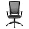 Office Star Products Ventilated Seating Vertical Mesh Back Chair, Black EM60930-U6 - alternate 6