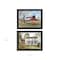 Homeroots Set Of Two End of Summer 2 Black Framed Print Wall Art, 2PK 406192 - alternate 4