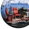 Homeroots Scenic Life is Better in the Mountains Hand Painted Mouth Blown Glass Ornament 477538 - alternate 6