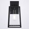 Vaxcel Sutton, 14 in H, Black Outdoor Wall Sconce, Seeded Glass, LED Compatible T0816 - alternate 9