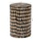 Bali & Pari Paulo End Table with Bamboo Diamond Pattern, Round 266-14594-ZORO - alternate 5