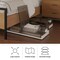 Home-Complete Under Bed Collapsible Storage with Wheels Underbed Storage with 2-Sided Lid & 6 Rollers ST-CLPBN-UND - alternate 8