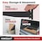 Homedant 5-Tier Boltless Heavy Duty Metal Shelving Unit, 47.7"W x 18.2"D x 71.3"H, Black 805902 - alternate 10