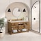 James Martin Vanities Malibu 60" Single Vanity, Amber Birch, w/ 3 CM Siberian Silestone Top 505-V60S-AMB-3SFR - alternate 8