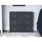 Homeroots 34" Navy Blue Three Drawer Standard Chest 389815 - alternate 5