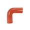 Hps Performance 3 in ID, 4-Ply Aramid Ultra High Temp Reinforced Silicone 90 Degree Elbow Coupler Hose, Orange HTSEC90-300-HOT - alternate 1