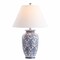 Jonathan Y Juliana 26.25" Chinoiserie Ceramic LED Table Lamp, Blue/White JYL8023A - alternate 1