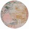 Homeroots 8' Pink Charcoal And Copper Round Abstract Washable Indoor Outdoor Area Rug 630803 - alternate 4