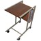 Homeroots 14" Brown and Silver Metal Writing Desk 469109 - alternate 6